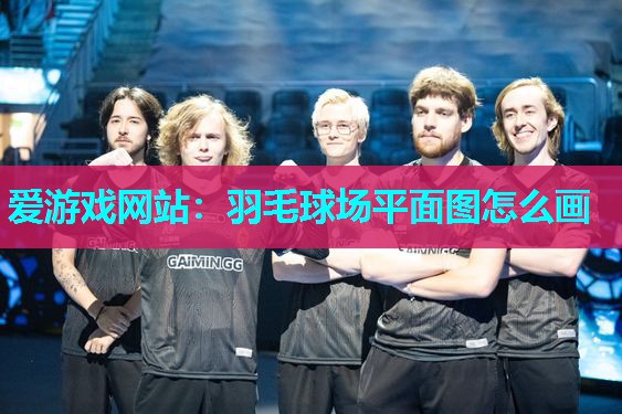 羽毛球场平面图怎么画