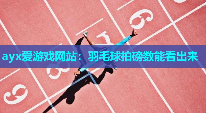 羽毛球拍磅数能看出来